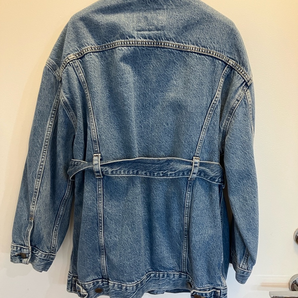 Levi's Dark Blue Denim Jacket  Xsmall - Picture 3 of 12